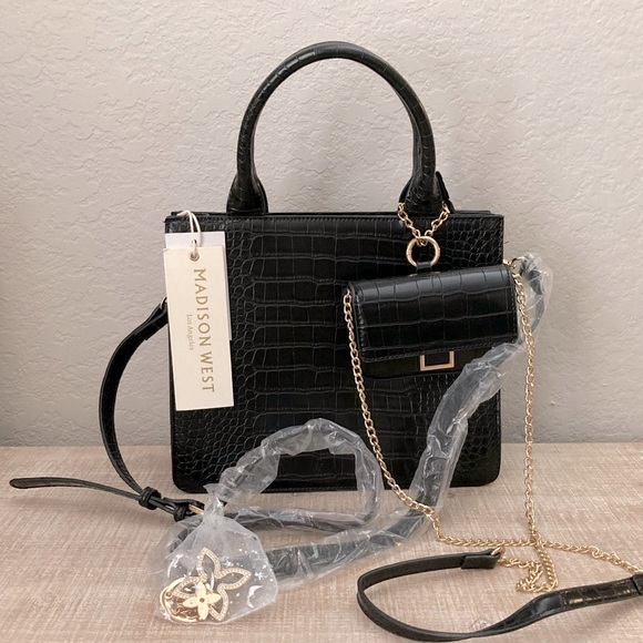 Madison West Handbags - Madison West Janet bag NWT with coin purse set includes twillie & handbag charm